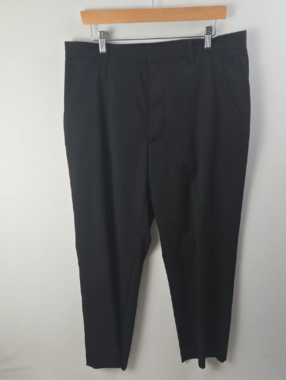 Michael Michael Kors Men's Black Wool Dress Pants Sz 34 X 30 Business Academia